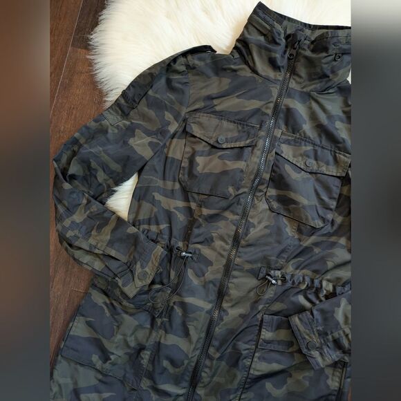 Blanc Noir MASTERMIND CAMO ANORAK Lightweight Green Black Jacket XS - Picture 3 of 10